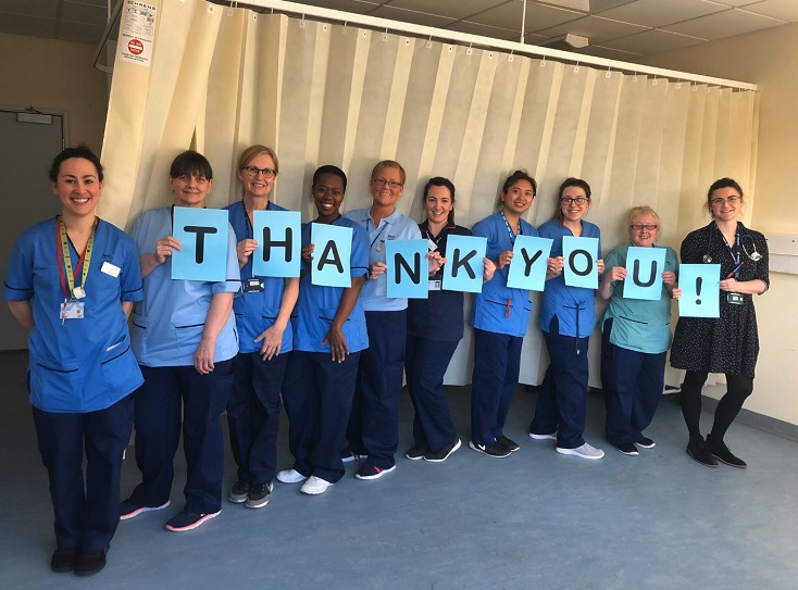 Showing appreciation and thanks on International Nurses Day