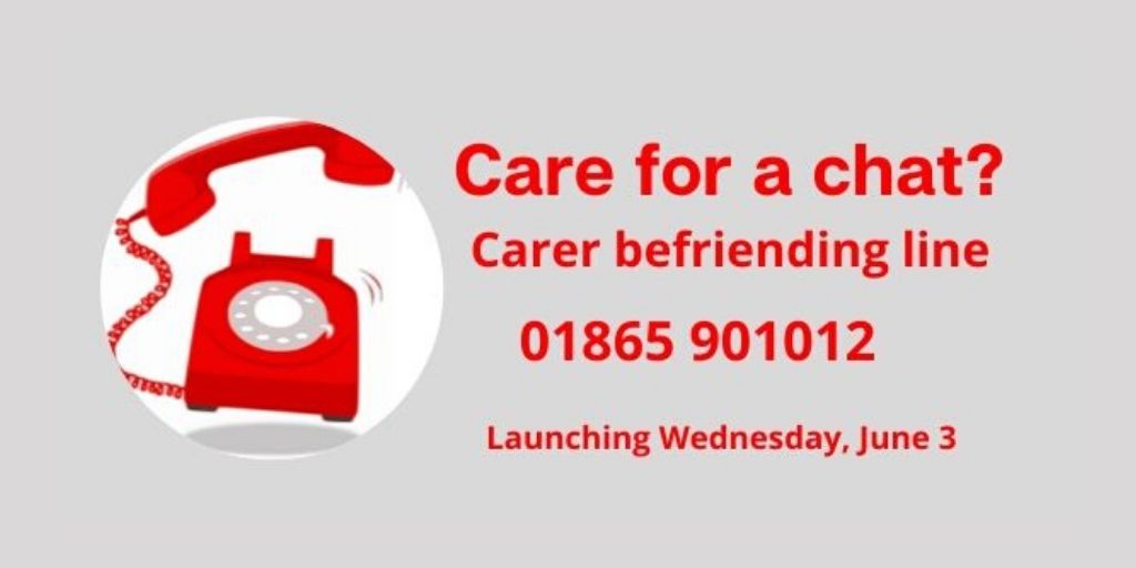 Phone line for carers launched thanks to generous donations to the Covid-19 Urgent Appeal